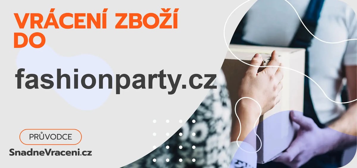 Jak vrátit zboží do obchodu fashionparty.cz