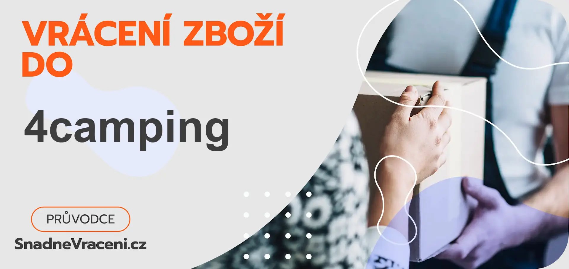 Jak snadno odeslat vrácené zboží do obchodu 4camping?