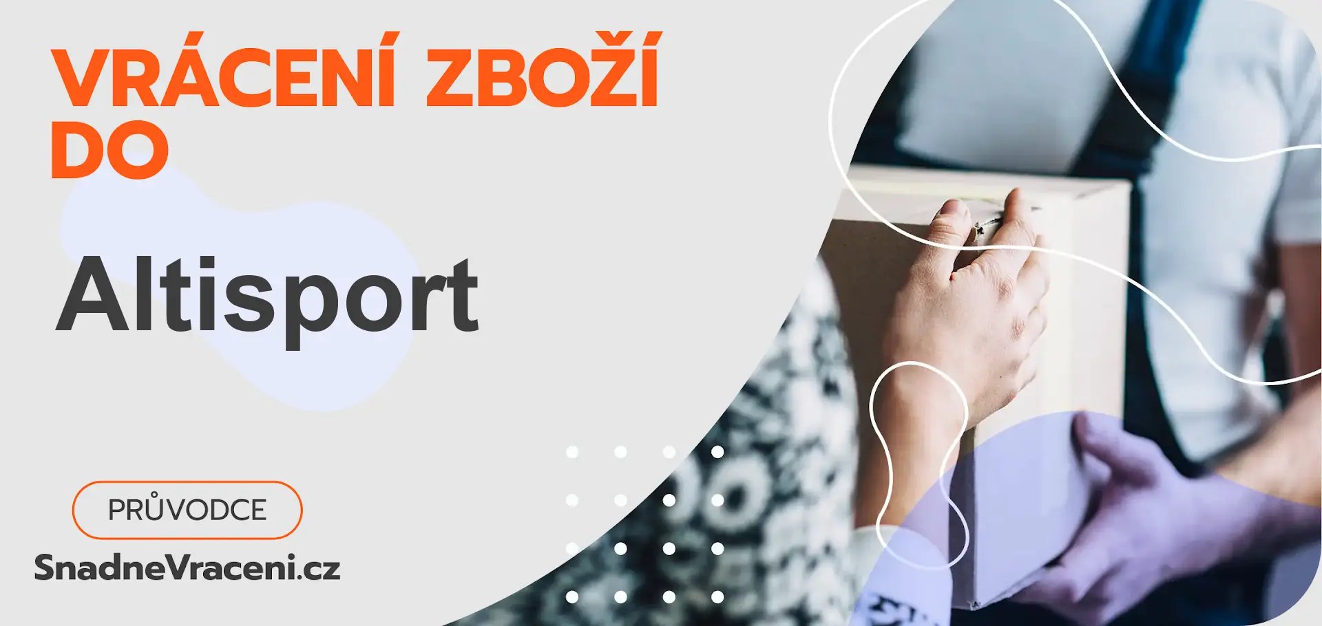 Jak snadno odeslat vrácené zboží do obchodu Altisport?