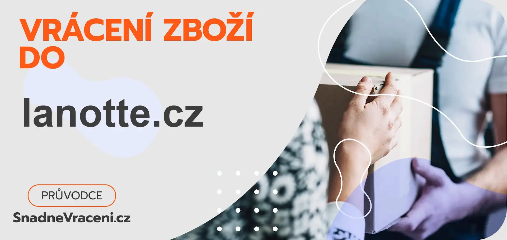 Jak vrátit zboží do obchodu lanotte.cz rychle a bez komplikací?