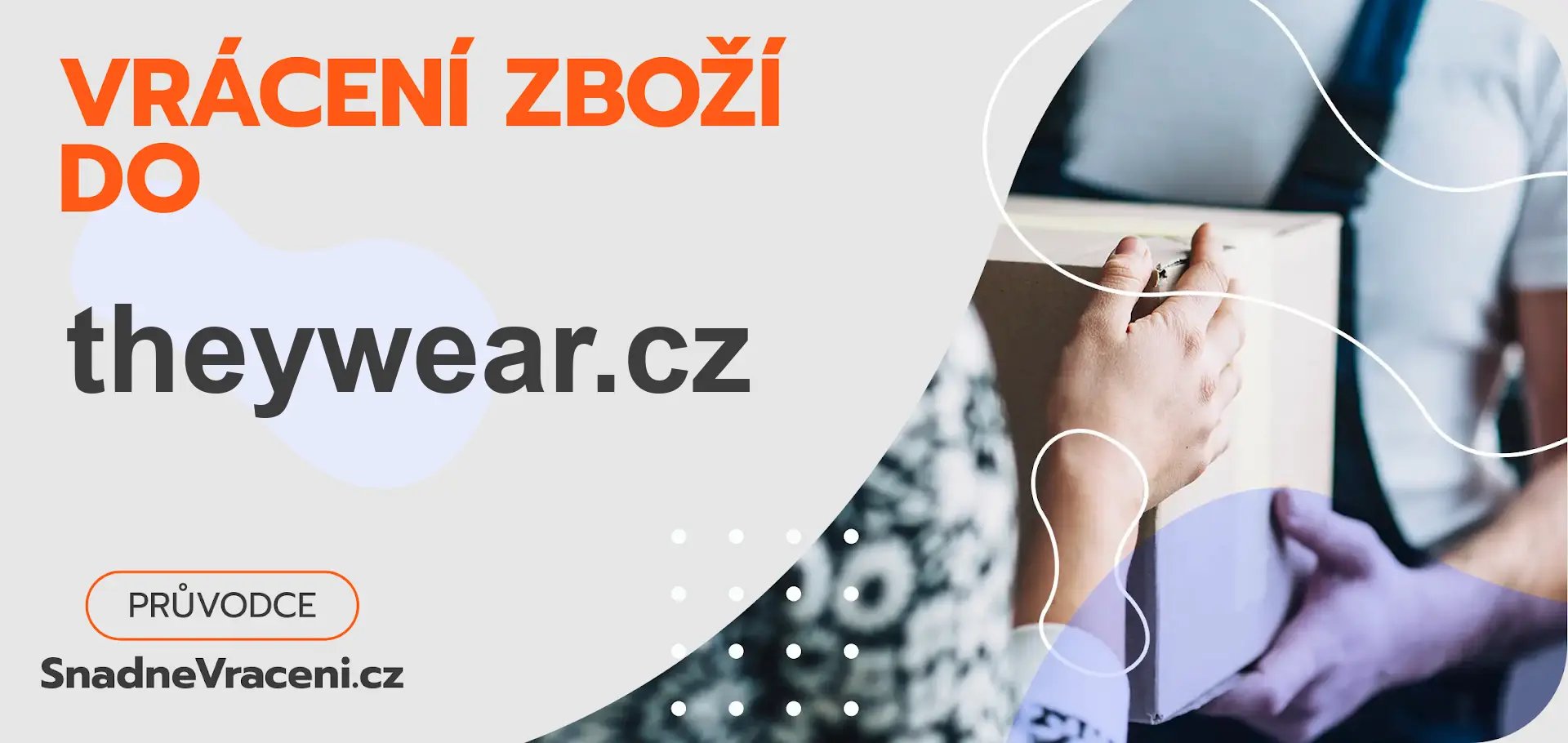 Jak provést vrácení zboží do obchodu theywear.cz