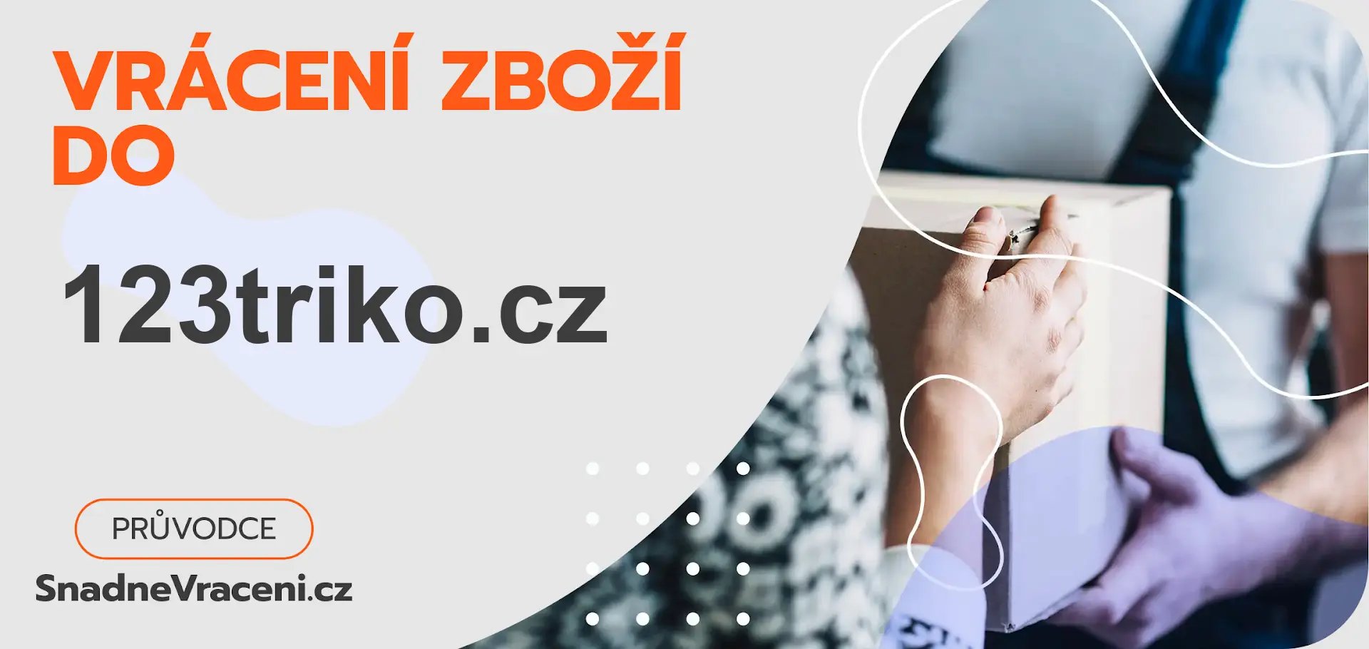 Jak vrátit zboží do obchodu 123triko.cz