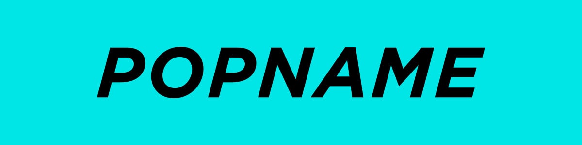 Logo sklepu POPNAME